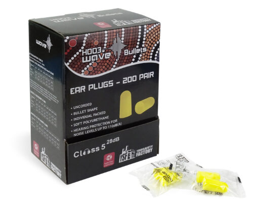 Wave Bullet Earplugs at Your Safety Factory