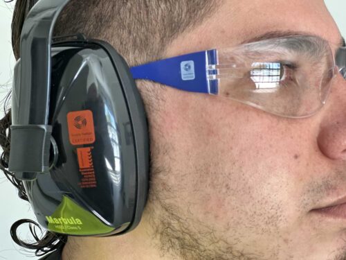 Tradie wears Martula S2 Tradie Earmuff Class 5 29.2dB at Your Safety Factory