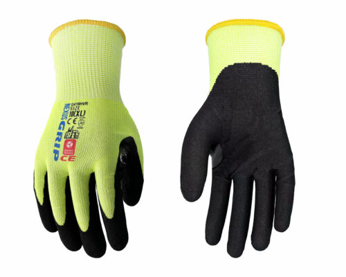 Nexus Grip C5/E Hi-Viz Yellow Gloves at Your Safety Factory