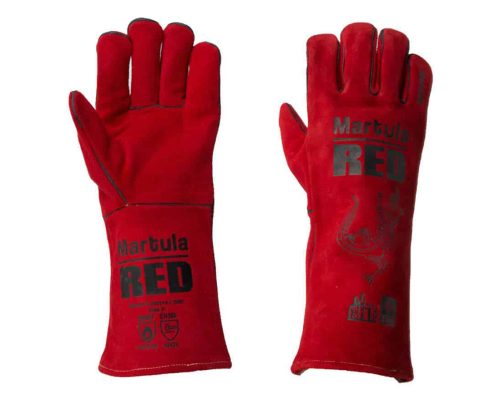 Martula Red Kevlar Welders Glove at Your Safety Factory