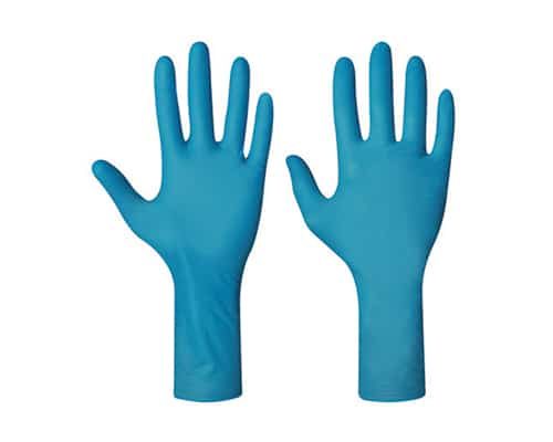 Nitrile Disposable Blue Gloves 290mm at Your Safety Factory