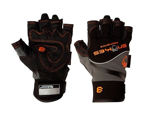 Snakes Mechanics Fingerless Gloves at Your Safety Factory